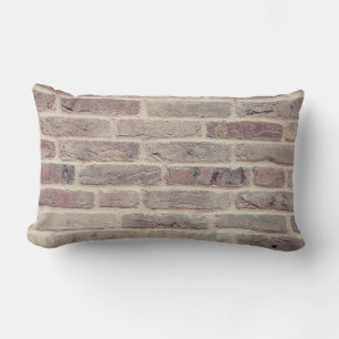 Coussin Rectangle Mur Brown en briques