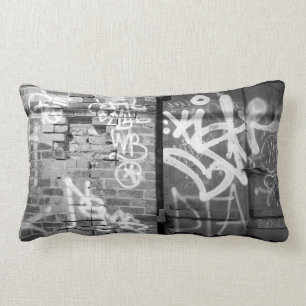 Coussin Rectangle Mur de graffiti à Brooklyn, New York City