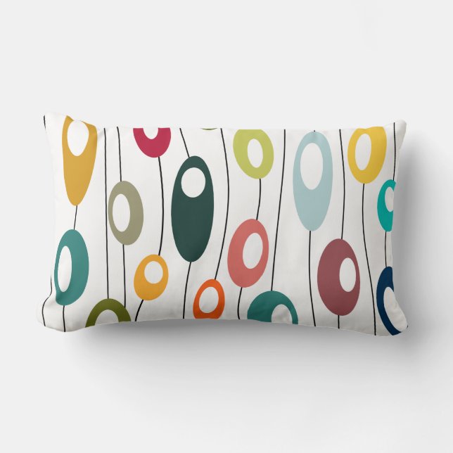 Coussin Rectangle Mur des Ovales (Recto)