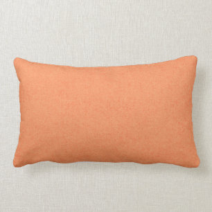 COUSSIN RECTANGLE MUR NUMÉRIQUE DE COULEUR SOLIDE MAIN ORANGE CLAIR