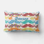 Coussin Rectangle Mustache M. Hipster Vintage Retro (Recto)