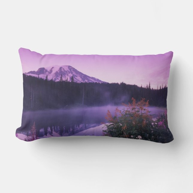 Coussin Rectangle N.A., États-Unis, Washington, Mt. Rainier National (Recto)