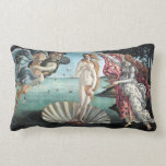 Coussin Rectangle Naissance De Vénus Botticelli<br><div class="desc">Un bel coussin lumbar renaissance Naissance de Vénus par Botticelli. La déesse de l'amour et de la beauté, née de la bombe marine et soufflée là par les vents, Zephyr et, peut-être, Aura. La déesse se tient sur une coquille de pétoncle géante, aussi pure et aussi parfaite qu'une perle. Une...</div>