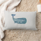 Coussin Rectangle Nantucket Blue Whale Beach (Couverture)