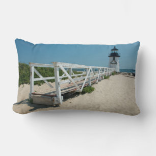 Coussin Rectangle Nantucket. Vieux Phare en Bois