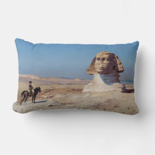Coussin Rectangle Napoléon Bonaparte avant le Sphinx (par Gérôme)