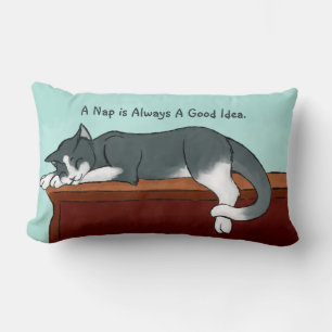 Coussin Rectangle Napping Kitty
