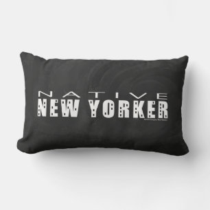 Coussin Rectangle Natif New Yorkais noir