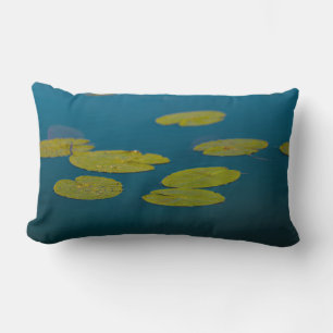 Coussin Rectangle Nature Paysage Eau Lily Feuilles Rivière Pond