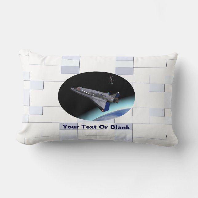 Coussin Rectangle Navette spatiale El Al Maslool (Recto)