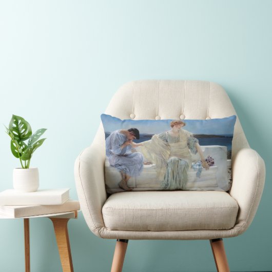 Coussin Rectangle Ne me demandez plus par Sir Lawrence Alma-Tadema (Chaise)