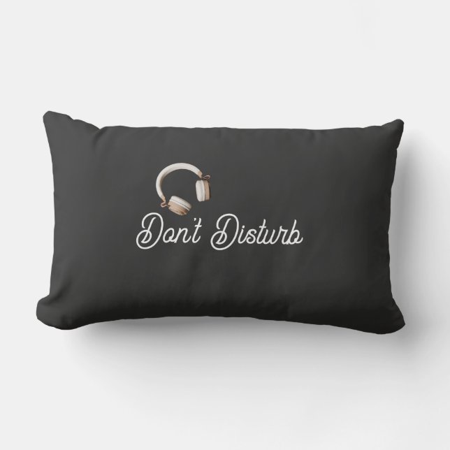 Coussin Rectangle Ne pas déranger l'oreiller (Recto)