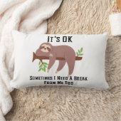 Coussin Rectangle Need a Break Pillow (Couverture)