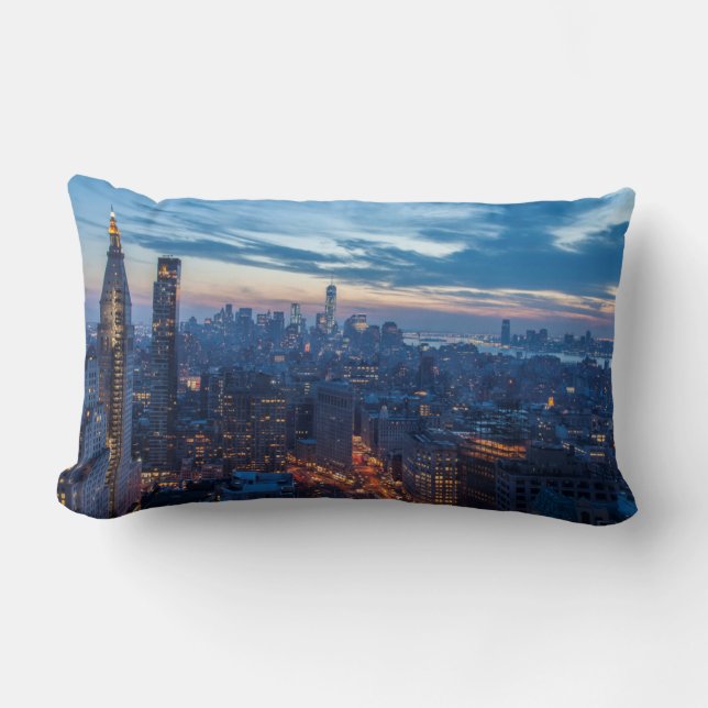 Coussin Rectangle New York City, New York, États-Unis (Recto)