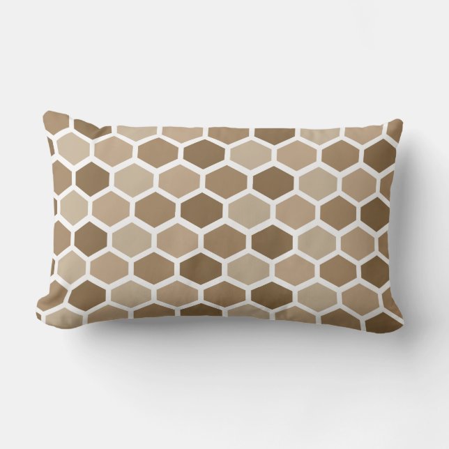 Coussin Rectangle Nid d'abeille dans le sable (Recto)