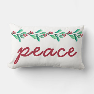 Coussin Rectangle Noël de la paix