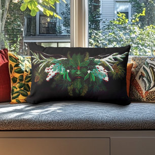 Coussin Rectangle Noël Homme vert