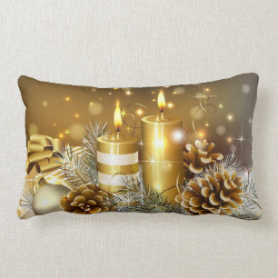 Coussin Rectangle Noël mire le carreau