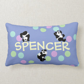 Coussin Rectangle Nom des pandas joueurs