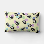 Coussin Rectangle Nom des pandas joueurs (Verso)