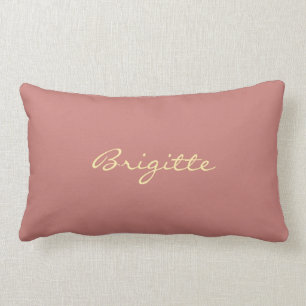 Coussin Rectangle Nom élégant moderne Modèle de script manuscrit