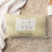 Coussin Rectangle Nom personnalisé, Bénédictions d'anniversaire de m (Couverture)