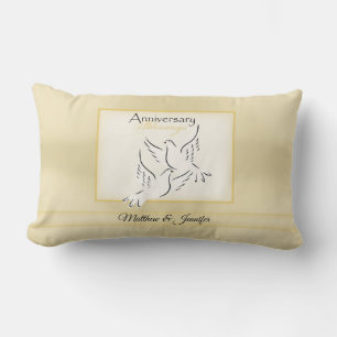 Coussin Rectangle Nom personnalisé, Bénédictions d'anniversaire de m