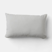 Coussin Rectangle Nom personnalisé Mariage minimal moderne élégant (Verso)