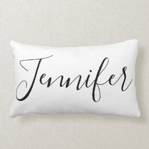 Coussin Rectangle Nom personnalisé personnalisé