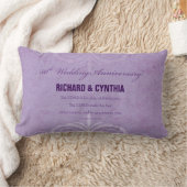Coussin Rectangle Noms personnalisés, 50e anniversaire du Mariage à (Couverture)