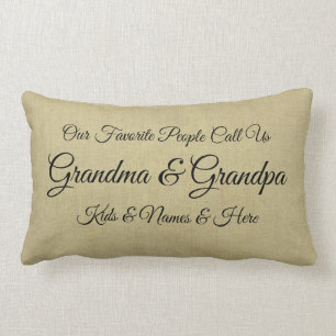 Coussin Rectangle Nos gens préférés nous appellent grand-père gr
