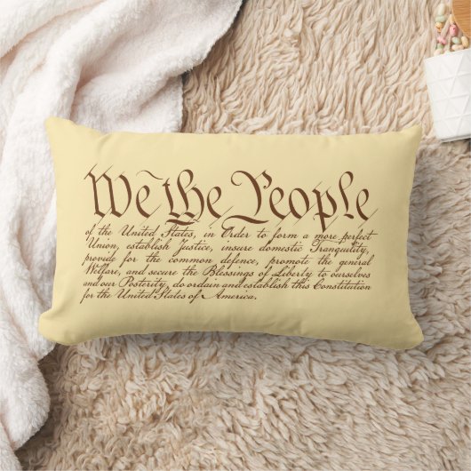 Coussin Rectangle Nous le peuple (Couverture)