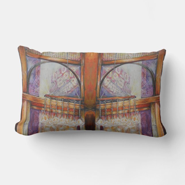 Coussin Rectangle Nous sommes tous des papillons volant autour de la (Recto)