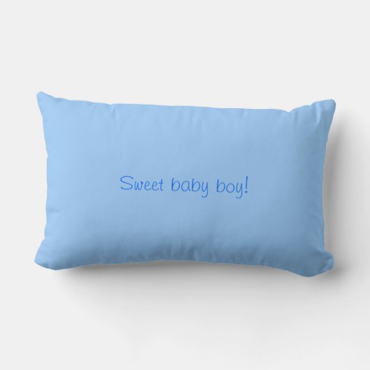Coussin Rectangle Nouveau bébé garçon en caoutchouc Ducky réversible (Verso)