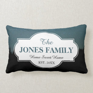 Coussin Rectangle Nouveaux bois étoilés établis à la maison d'an
