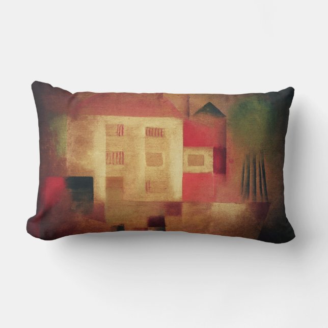 Coussin Rectangle Nouvelle maison dans les banlieues (Recto)