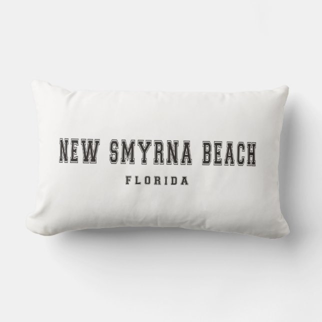 Coussin Rectangle Nouvelle plage la Floride de Smyrna (Recto)