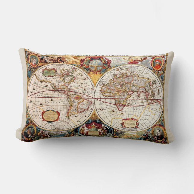 Coussin Rectangle Nova médiéval et historique antique Totius de (Recto)
