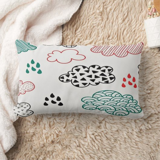 Coussin Rectangle nuage (Couverture)