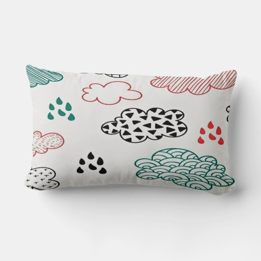 Coussin Rectangle nuage (Verso)