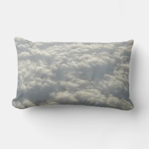 COUSSIN RECTANGLE NUAGES DE FLUFFE BLANC