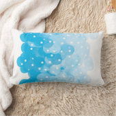 Coussin Rectangle Nursery Baby Boys Room Blue Abstrait (Couverture)