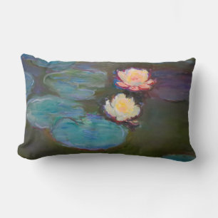 Coussin Rectangle Nymphéas de Monet Étang aux Nymphéas Peinture de N