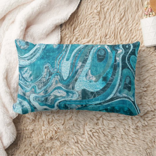 Coussin Rectangle Océan de marbre (Couverture)