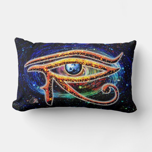 Coussin Rectangle Œil d'Horus (Recto)
