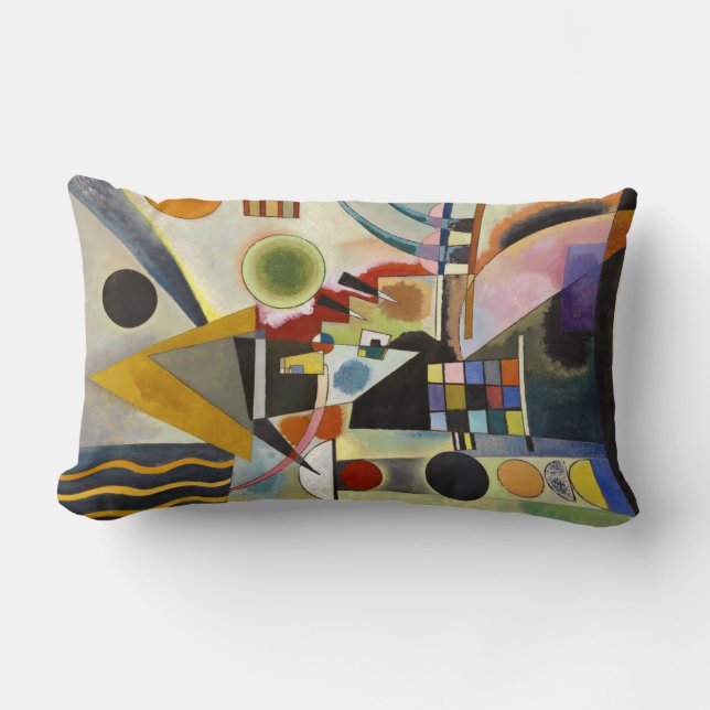 Coussin Rectangle Oeuvre Abstraite de Kandinsky (Recto)