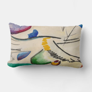 Coussin Rectangle Oeuvre Abstraite Wassily Kandinsky