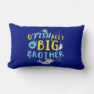 Coussin Rectangle Officiellement - O'Fishally un grand frère Pun
