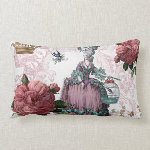 Coussin Rectangle oiseaux aux. de cage de La (la cage à oiseaux)