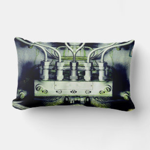 Coussin Rectangle Old Green Engine par Alexandra Cook